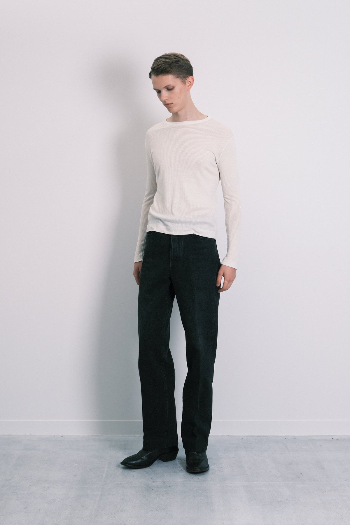 THE JEAN TROUSERS - BLACK - TANAKA