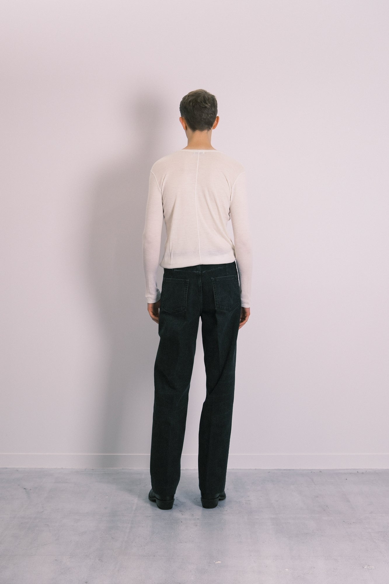 THE JEAN TROUSERS - BLACK - TANAKA