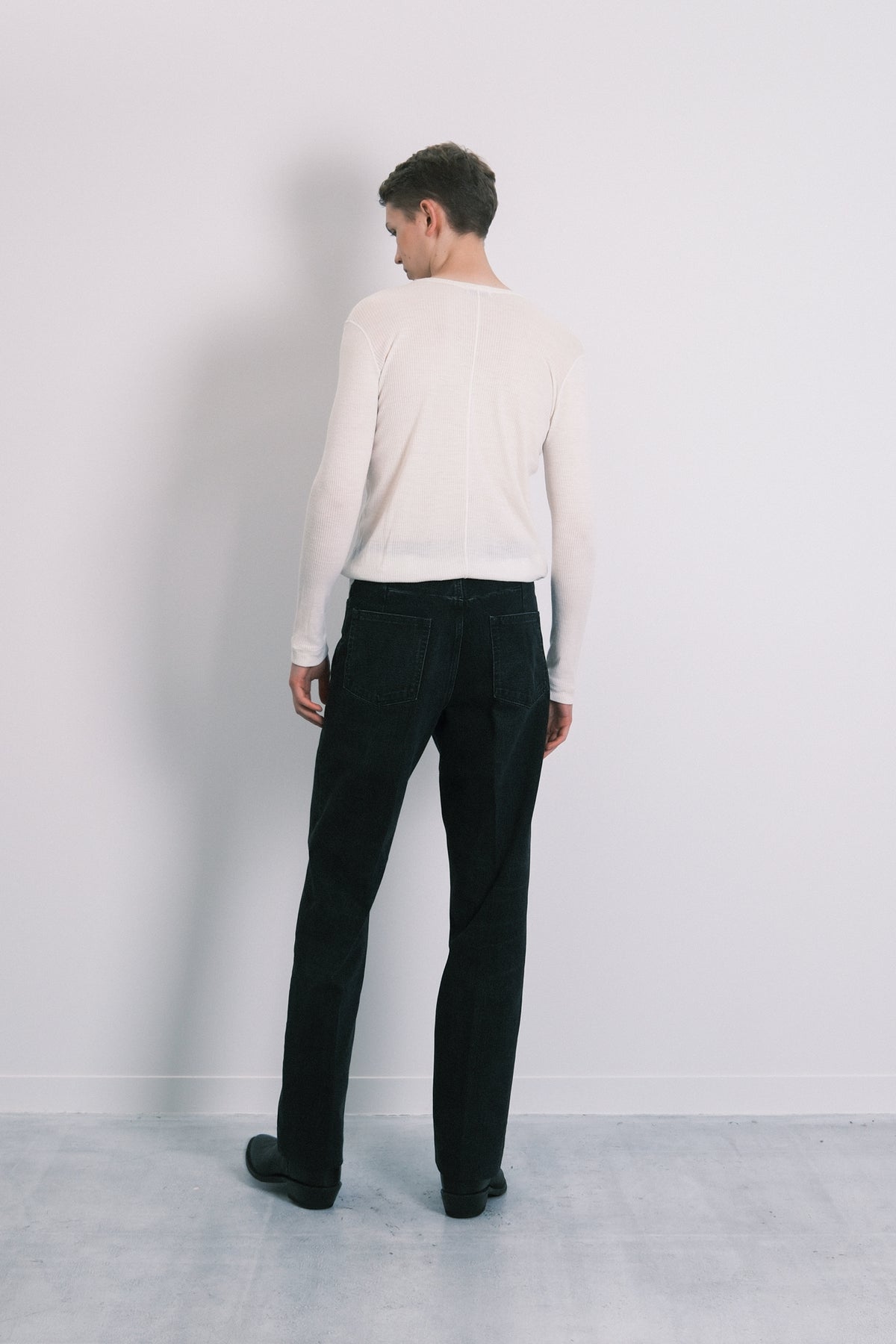 THE JEAN TROUSERS - BLACK - TANAKA