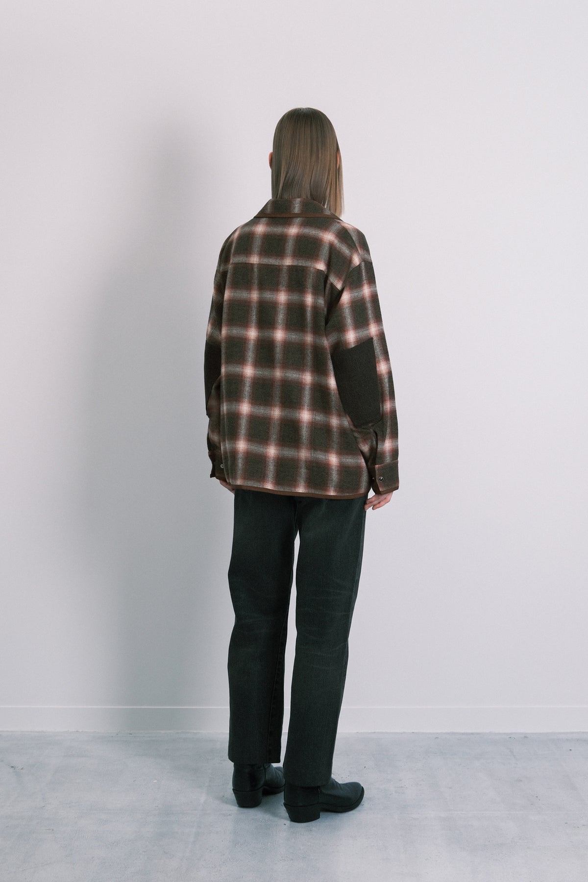 SHIRT JACKET - GREEN OMBRE