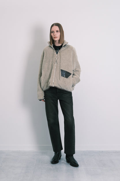 FLEECE JACKET - NATURAL