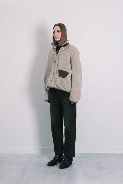FLEECE JACKET - NATURAL