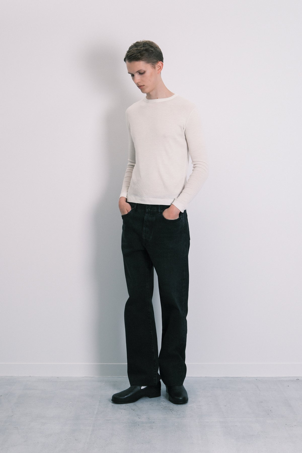 NEW CLASSIC JEAN TROUSERS - BLACK