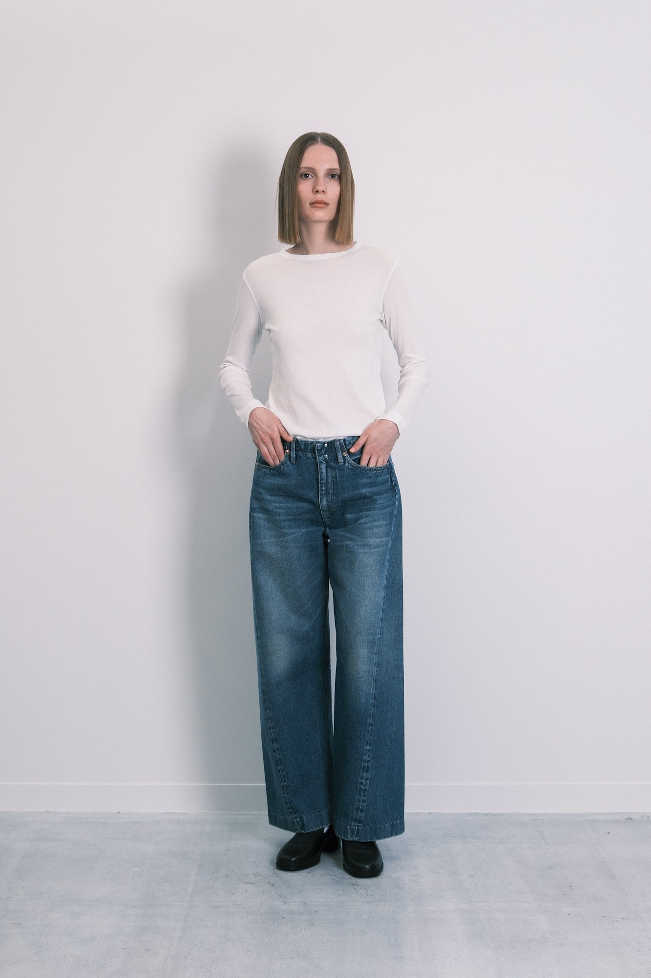 BOY JEAN TROUSERS - VINTAGE MID BLUE