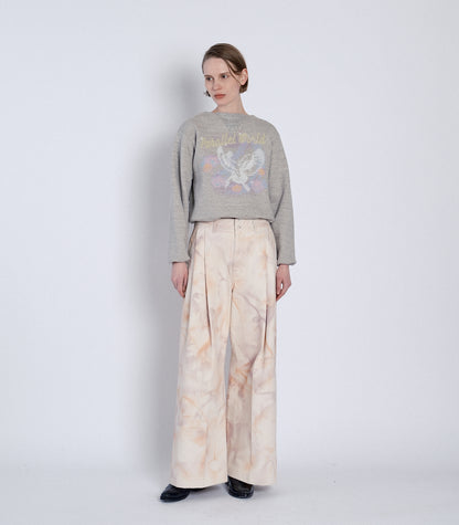 HAKAMA JEAN TROUSERS - FOGGY PINK - TANAKA