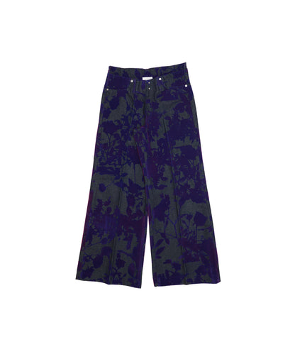 WIDE JEAN TROUSERS - PURPLE ROSE
