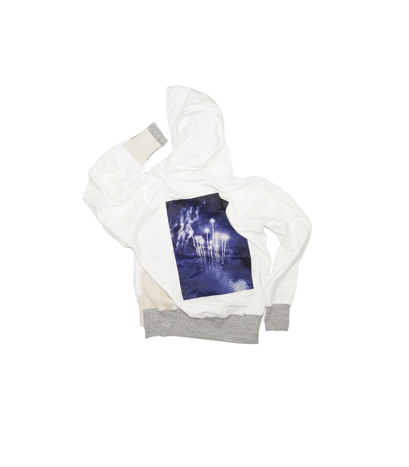 THE SWEAT HOODIE - WHITE/THE MOMENT - TANAKA