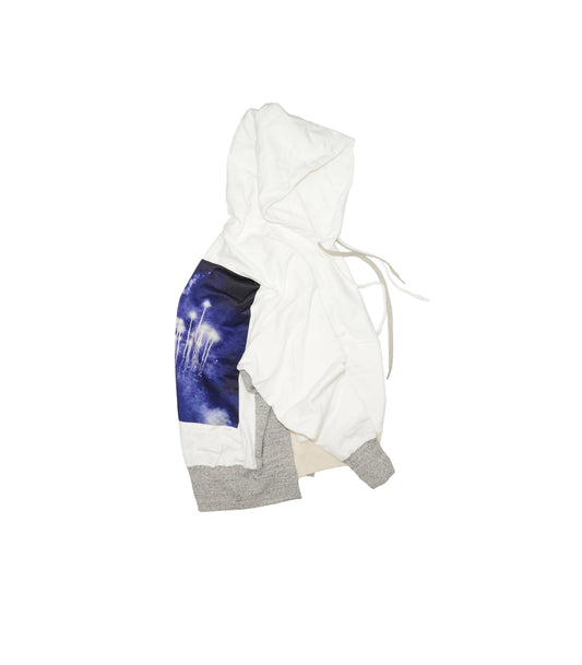 THE SWEAT HOODIE - WHITE/THE MOMENT - TANAKA
