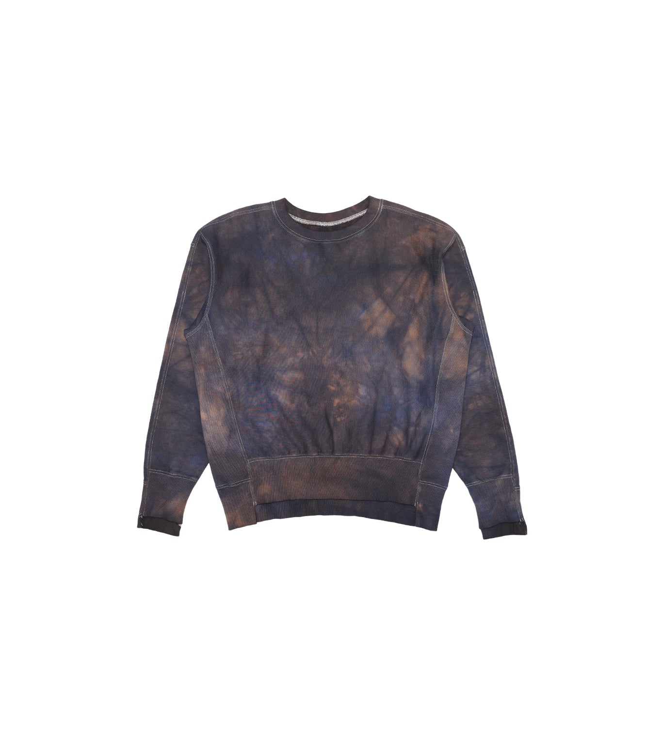 THE SWEAT SHIRTS - NAVY BROWN - TANAKA