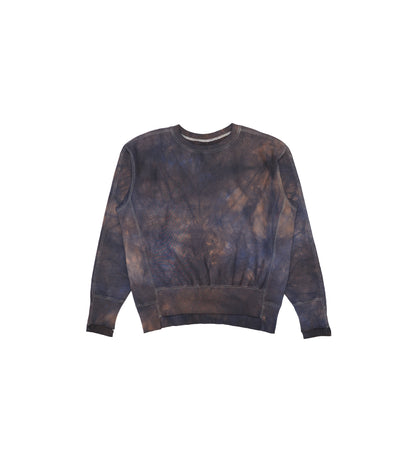 THE SWEAT SHIRTS - NAVY BROWN - TANAKA