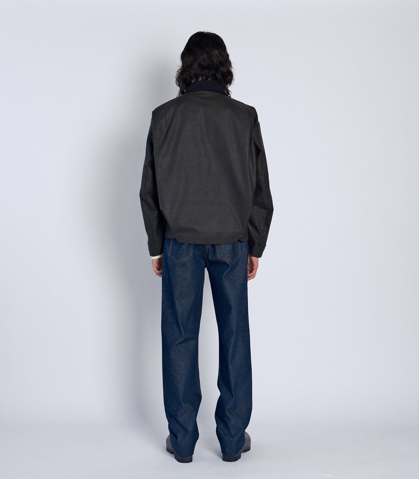 STRAIGHT JEAN TROUSERS - RINSE BLUE