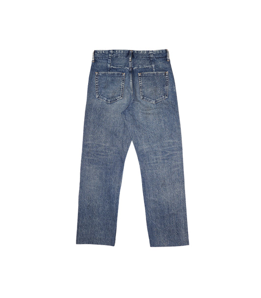 STRAIGHT JEAN TROUSERS - 60's BLUE