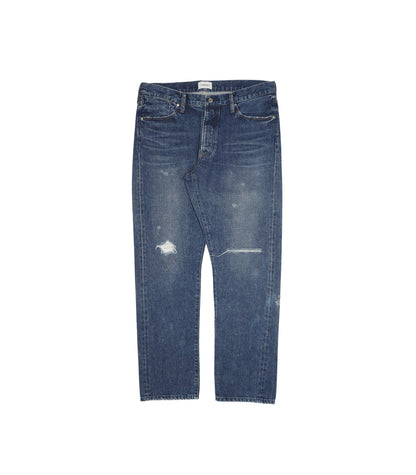THE STRAIGHT JEAN TROUSERS - DARK BLUE - TANAKA