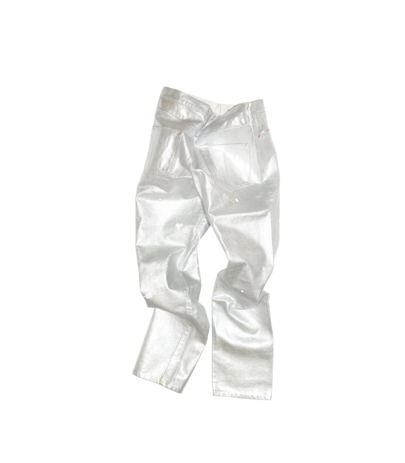THE STRAIGHT JEAN TROUSERS - SILVER - TANAKA