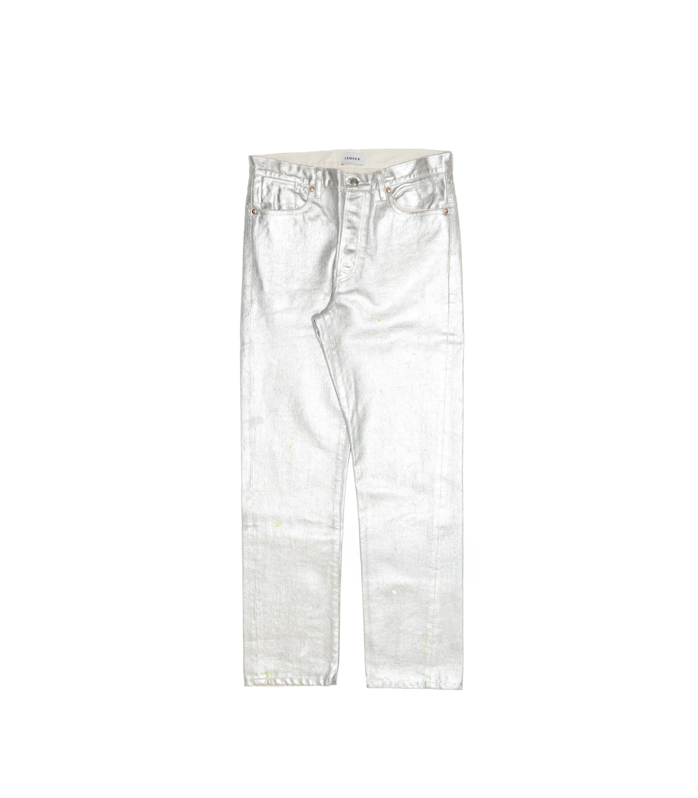 THE STRAIGHT JEAN TROUSERS - SILVER - TANAKA