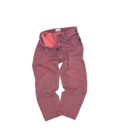THE SKATE JEAN TROUSERS - BLEACH RED - TANAKA