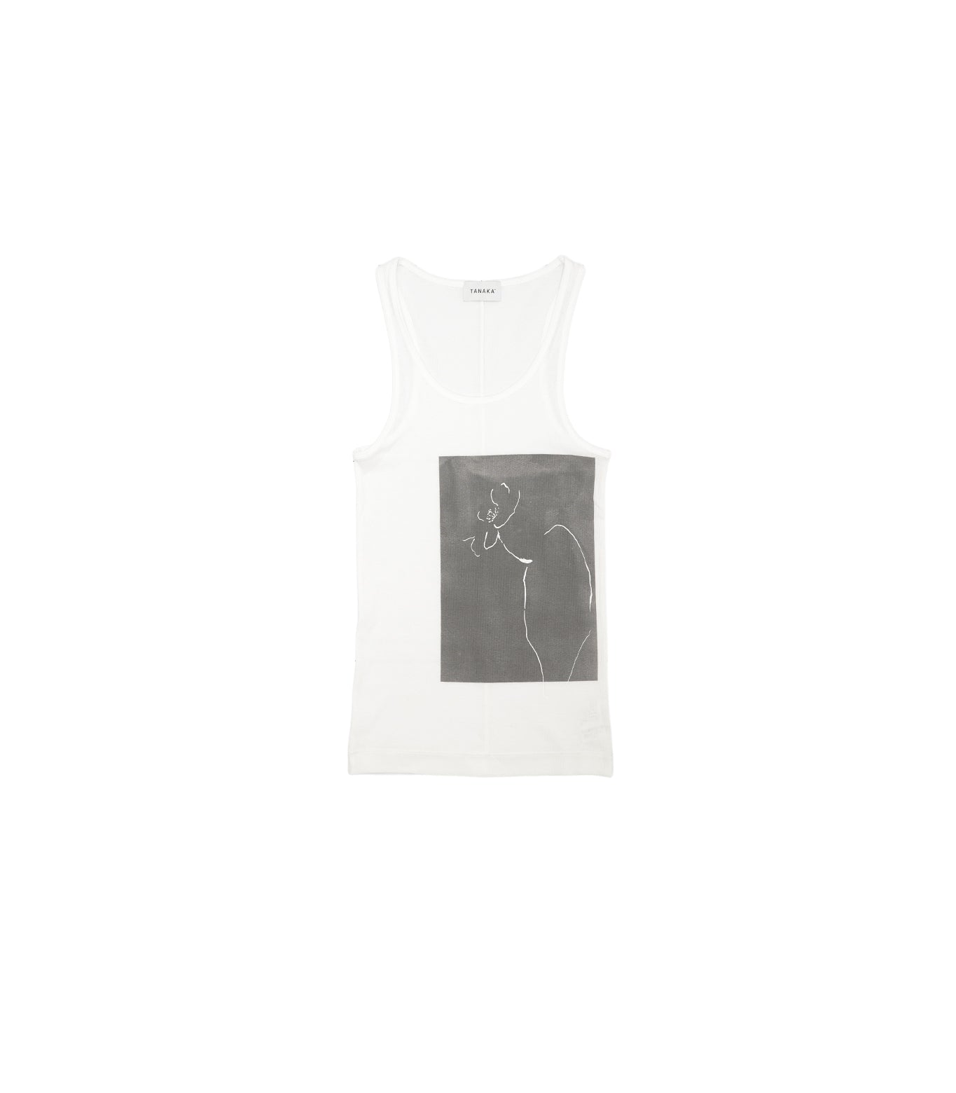 TANK TOP - BLACK CACTUS - TANAKA