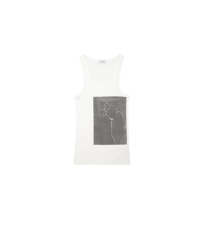 TANK TOP - BLACK CACTUS - TANAKA