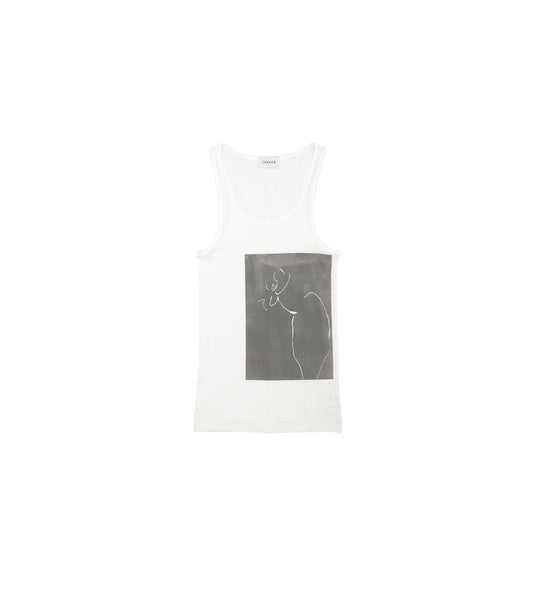 TANK TOP - BLACK CACTUS - TANAKA