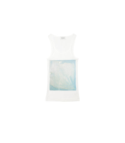 TANK TOP - LIGHT BLUE CACTUS - TANAKA
