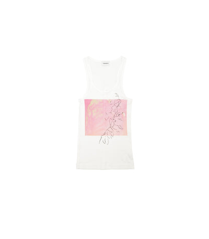 TANK TOP - PINK FLOWER - TANAKA