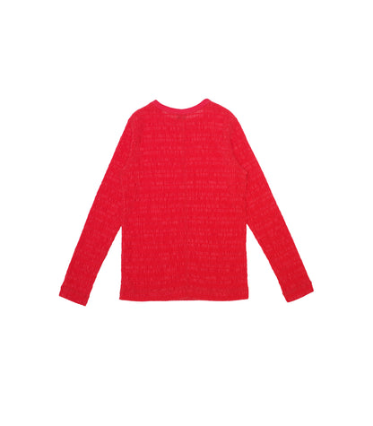 LONG SLEEVE TEE - RED - TANAKA