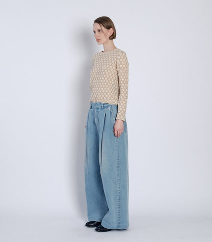 LONG SLEEVE TEE - FLOWER - TANAKA