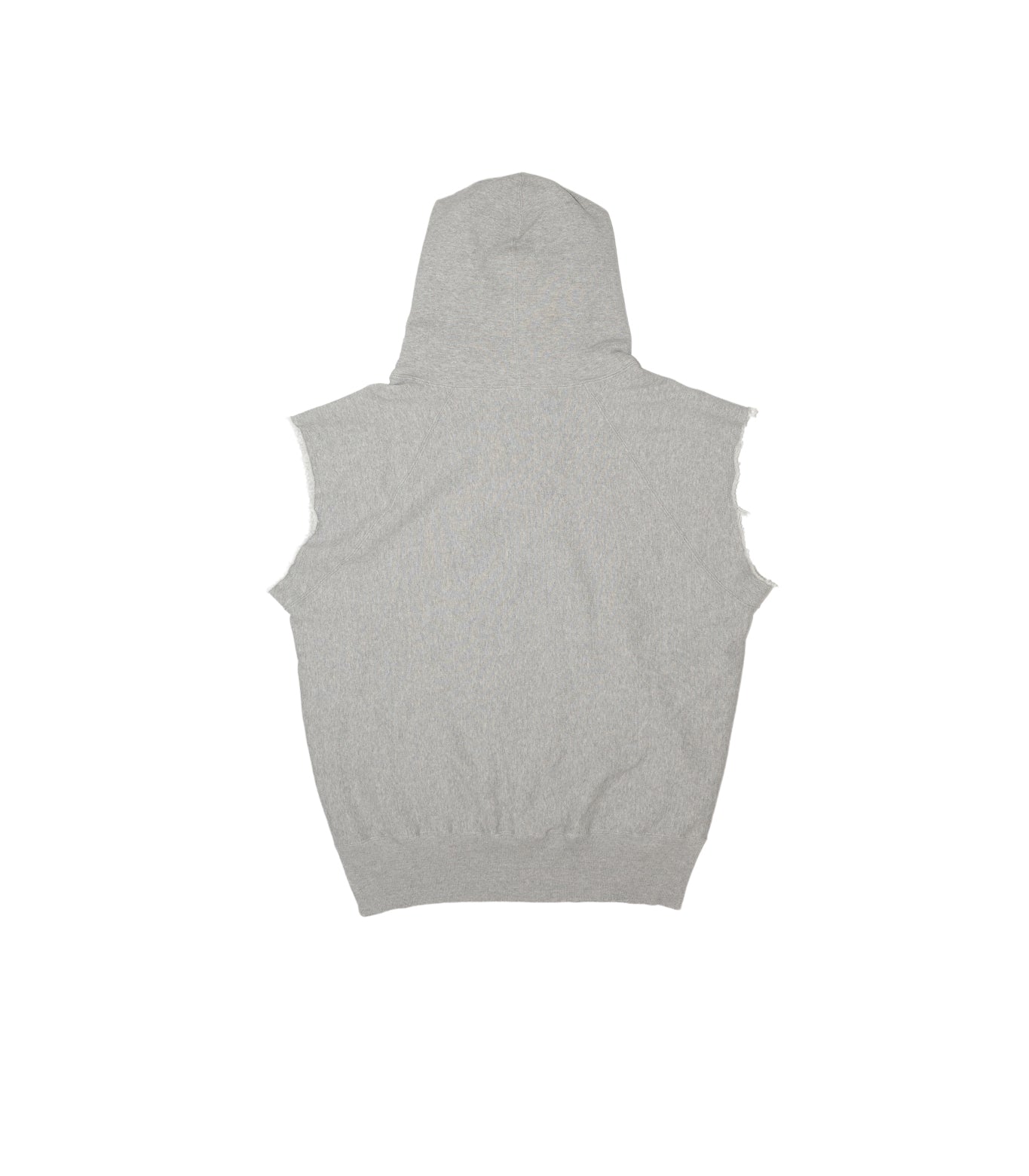SLEEVELESS HOODIE - HEATHER GRAY - TANAKA