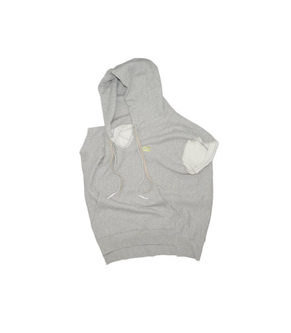SLEEVELESS HOODIE - HEATHER GRAY - TANAKA