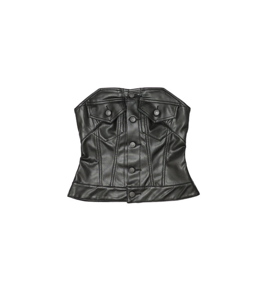 BUSTIER -  BLACK - TANAKA
