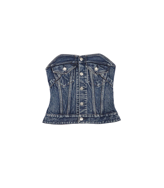 BUSTIER - VINTAGE BLUE - TANAKA