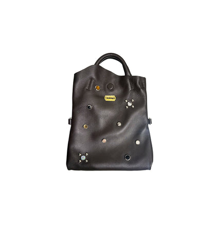 THE BAG S(STUDS) - BROWN - TANAKA
