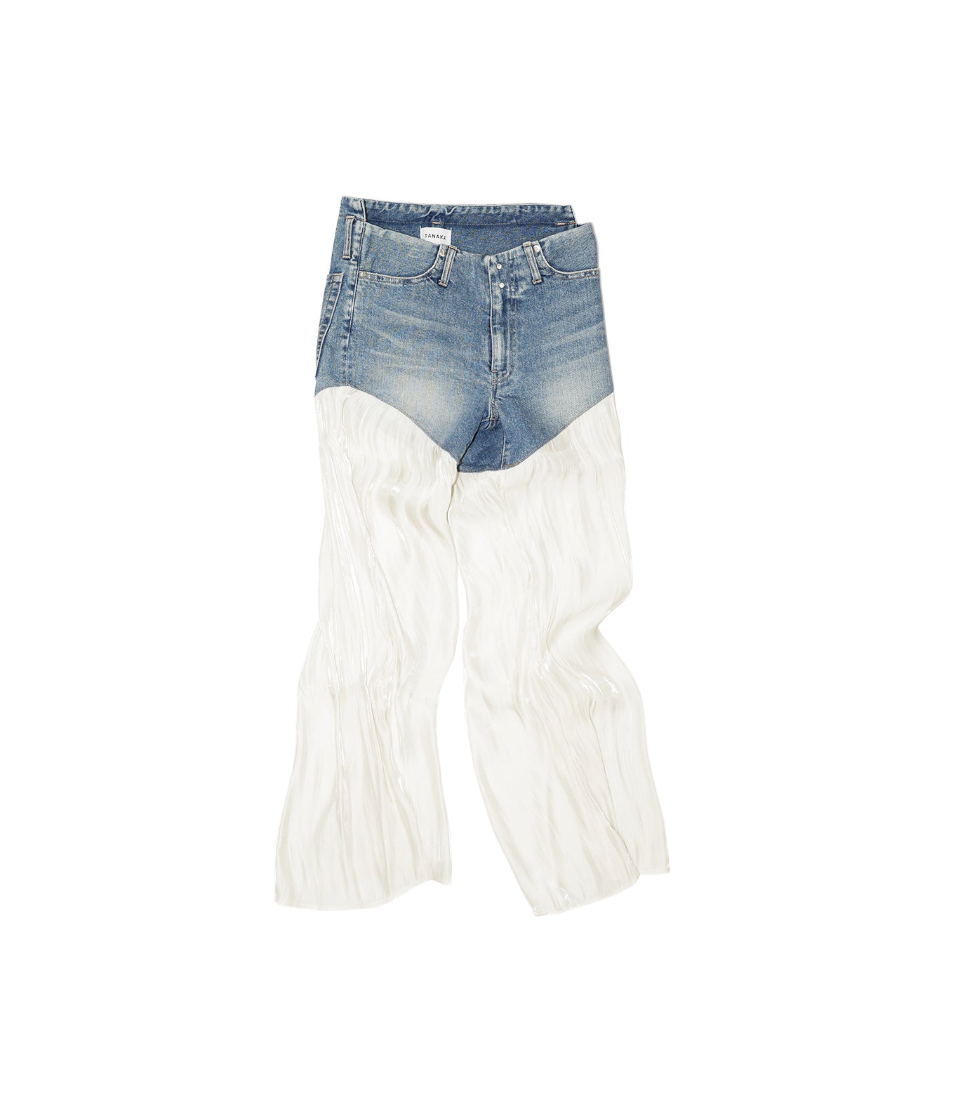 JEAN FLARE PANTS - MID BLUE - TANAKA