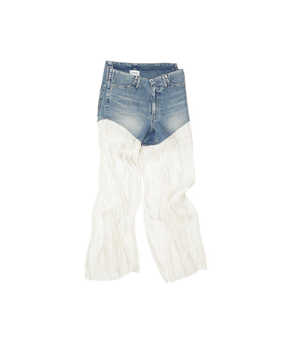 JEAN FLARE PANTS - MID BLUE - TANAKA