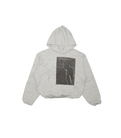THE SWEAT HOODIE - HEATHER GRAY(CACTUS) - TANAKA