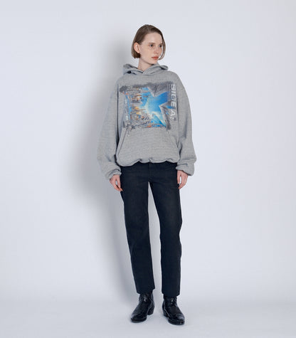 THE SWEAT HOODIE - HEATHER GRAY - TANAKA