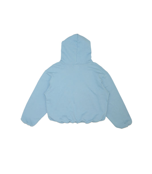 THE SWEAT HOODIE - LIGHT BLUE (FLOWER) - TANAKA