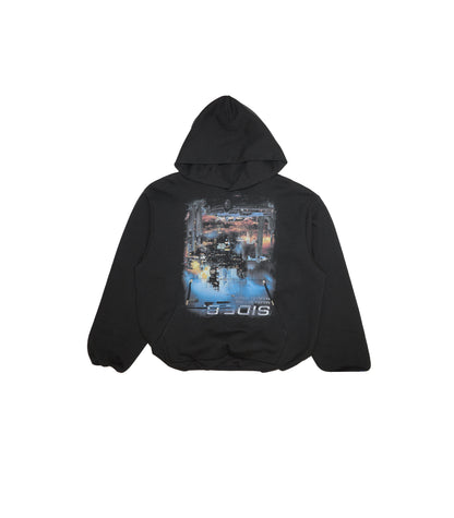 THE SWEAT HOODIE - BLACK - TANAKA