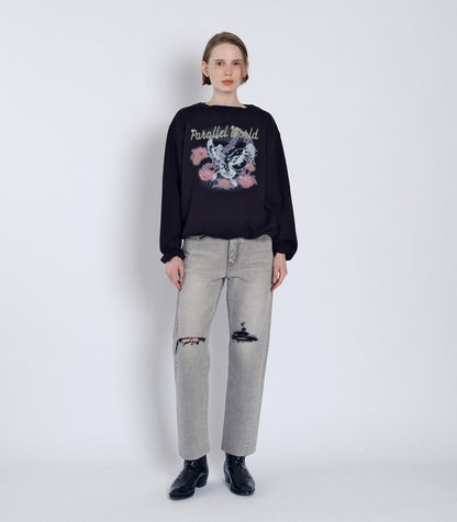 THE SWEATSHIRT - BLACK - TANAKA