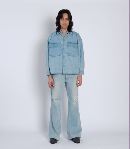 OVERSHIRT -  ASH BLUE