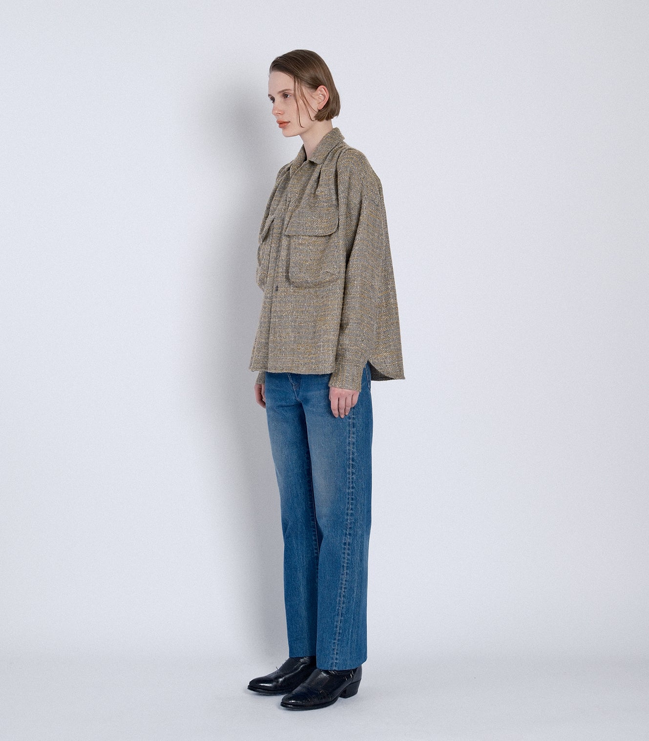 STRAIGHT JEAN TROUSERS - VINTAGE BLUE