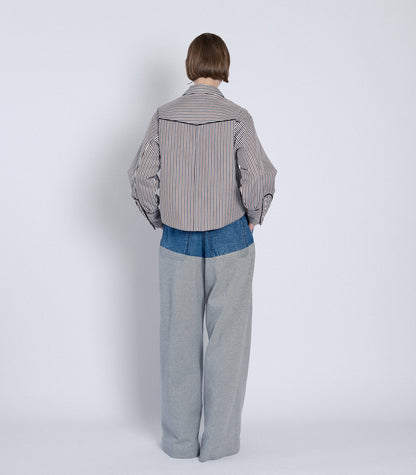 PADDED WESTERN SHIRT -  STRIPE - TANAKA