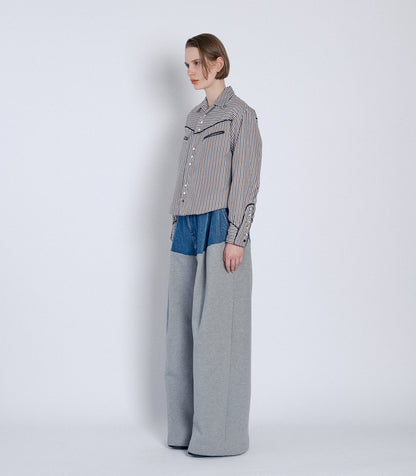 PADDED WESTERN SHIRT -  STRIPE - TANAKA