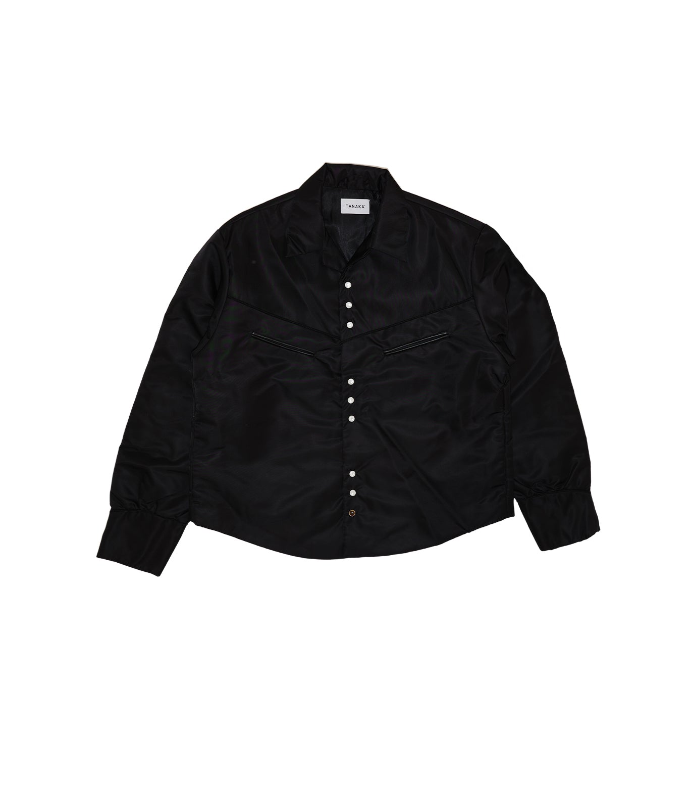 PADDED WESTERN SHIRT -  BLACK