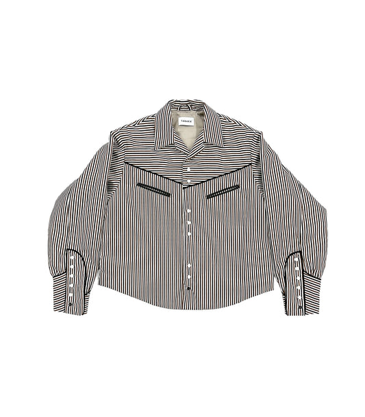 PADDED WESTERN SHIRT -  STRIPE