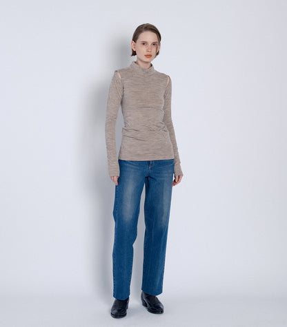 THE JEAN TROUSERS - VINTAGE BLUE - TANAKA