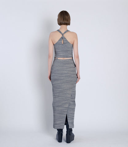 JERSEY DRESS -  MARBLE GRAY - TANAKA