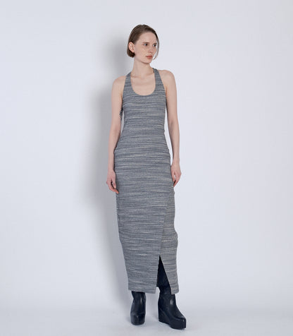JERSEY DRESS -  MARBLE GRAY - TANAKA