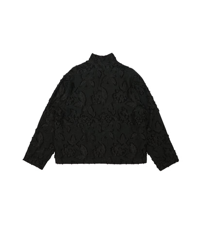 EASY JACKET - BLACK FLOWER