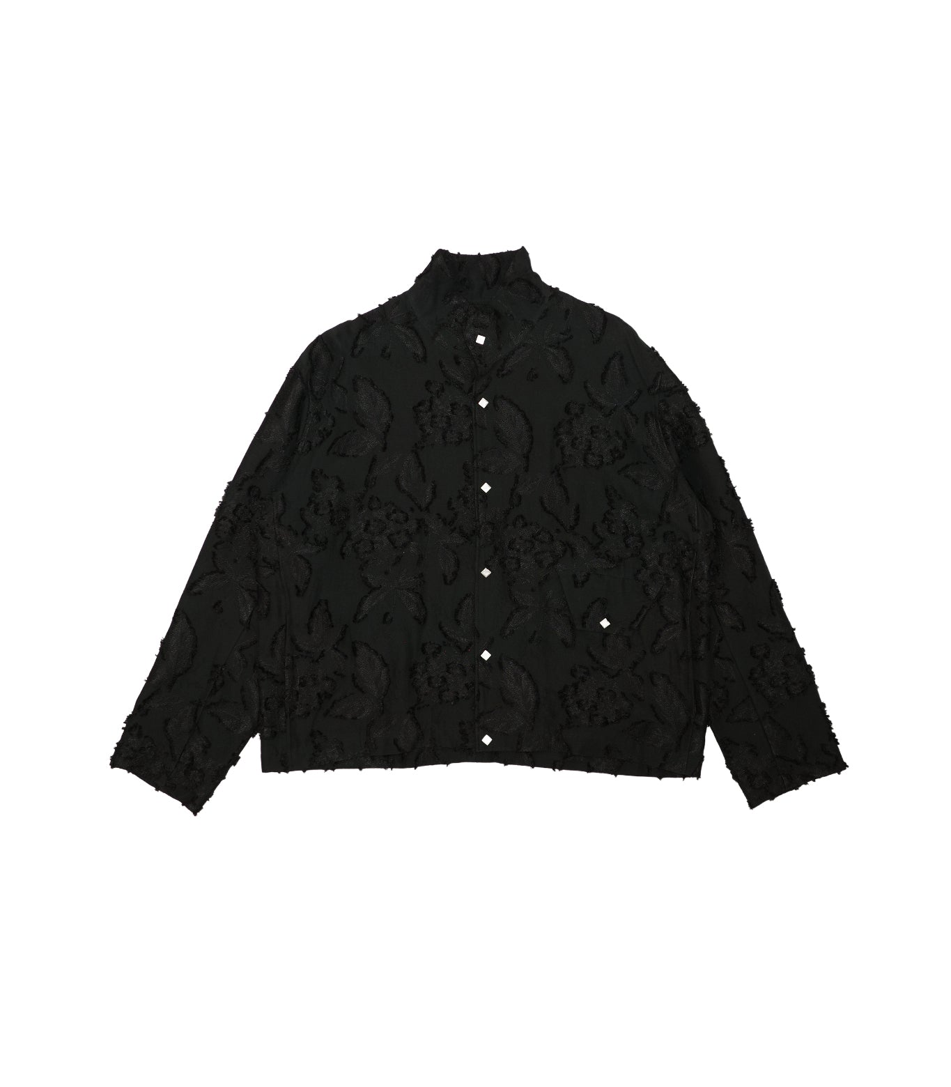 EASY JACKET - BLACK FLOWER